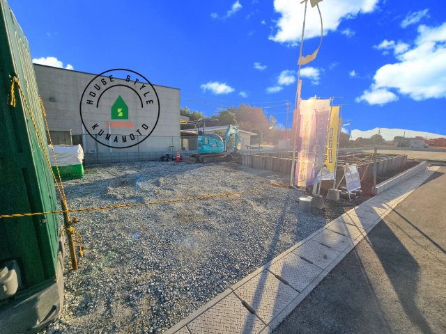 合志市野々島第1-1棟（1号棟）の外観：施工例|デザイン性のある外観です。