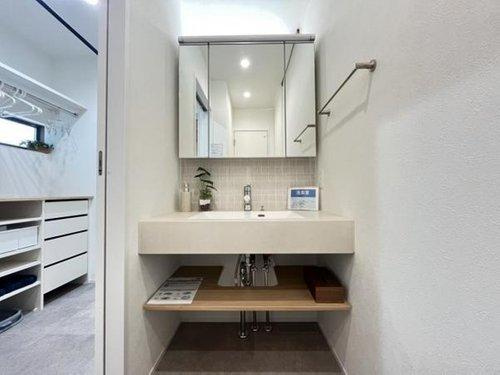 知多郡阿久比町大字宮津字小廻間　全3区画　E-8区画の洗面所|洗面☆