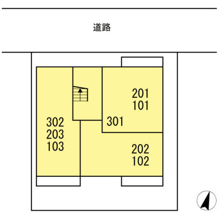ポゥローニア湘南の区画図