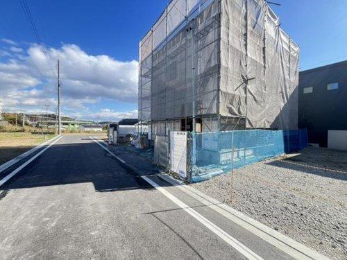 知多郡阿久比町大字宮津字小廻間　全3区画　E-12区画の前面道路含む現地写真|R7.12.5撮影　前道！