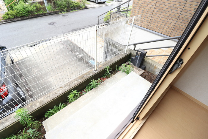 川崎市麻生区はるひ野３丁目のアパートのバルコニー|テラス