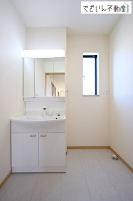 【独立洗面台】 | 久喜市青毛1丁目　新築住宅 | ≪D号棟≫
現地(2026年3月撮影)