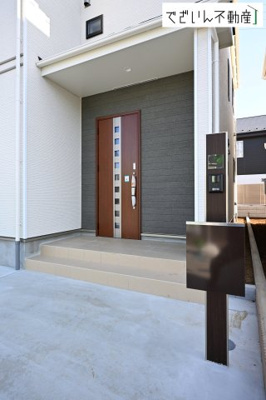 【玄関】 | 久喜市青毛1丁目　新築住宅 | ≪D号棟≫
現地(2026年3月撮影)