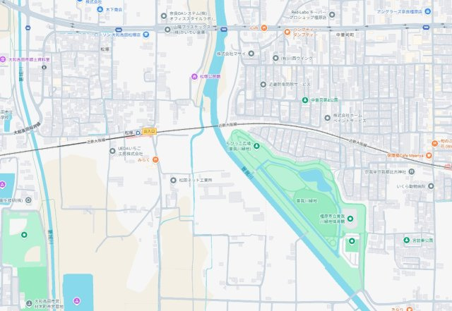 橿原市中曽司町　第10期　新築一戸建ての地図