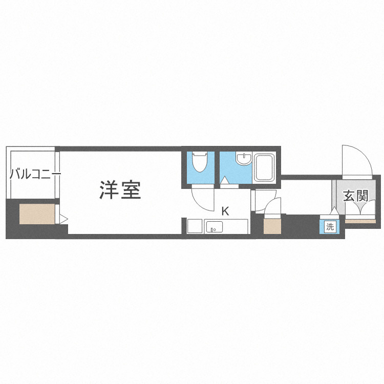 ベルシモンズ大阪港の間取り