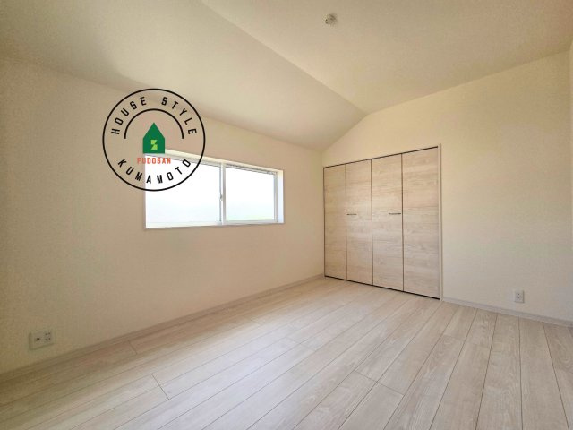 熊本市南区八分字町第4-1棟（1号棟）の内観：施工例|将来的に、琉球畳を引きまして和室風にすることも可能です。