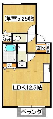 ソレーユ西船の間取り