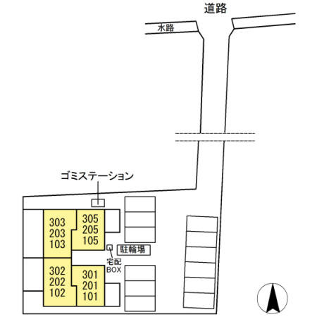 メゾン・アミティエの区画図