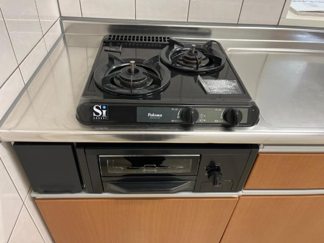 グリーンステージのキッチン|グリルコンロ