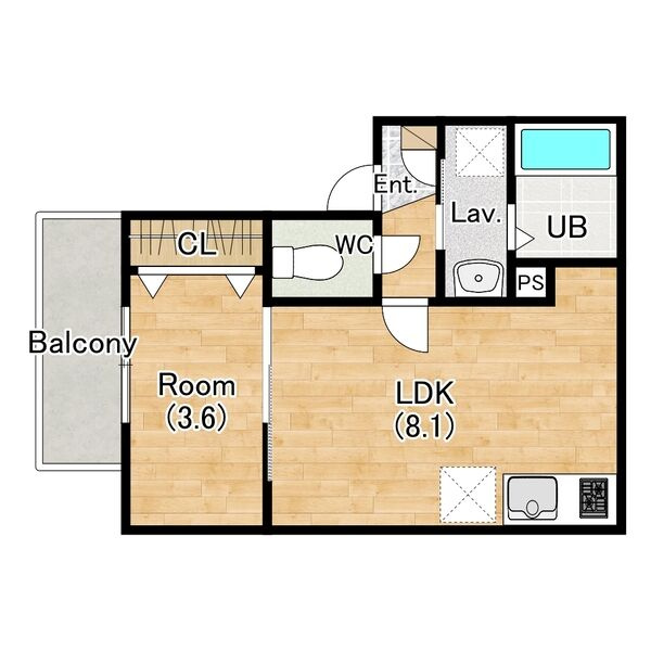 ジーメゾン吹田岸部の間取り