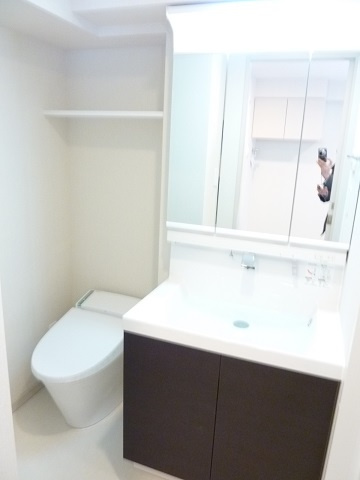 墨田区両国４丁目の賃貸マンションの洗面所