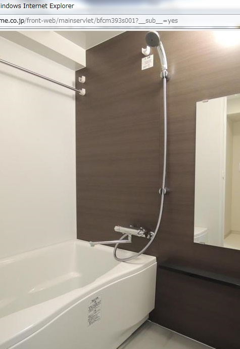 墨田区両国４丁目の賃貸マンションの浴室