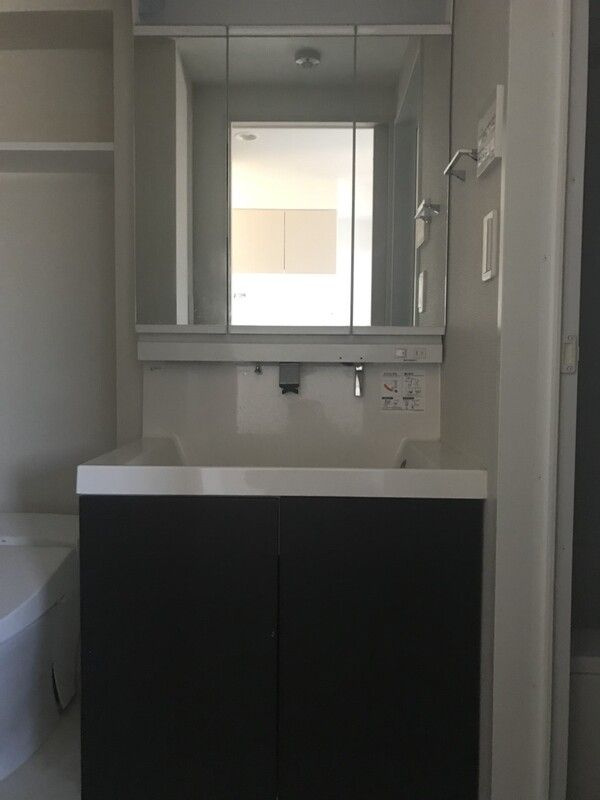 墨田区両国４丁目の賃貸マンションの独立洗面台