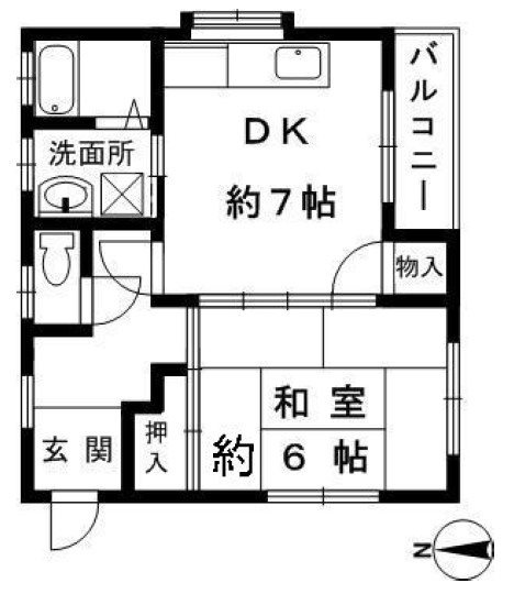久野マンションの間取り