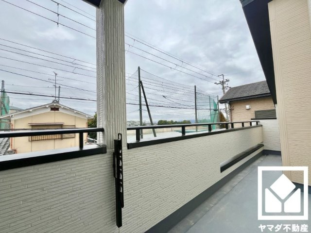 宇治市広野町小根尾　のバルコニー