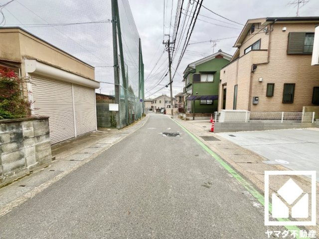 宇治市広野町小根尾　の前面道路含む現地写真