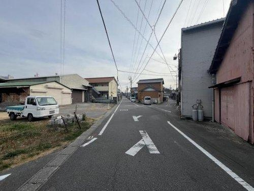 知多郡武豊町大字冨貴字砂水の前面道路含む現地写真|R7.2.3撮影　前道約4ｍ！
