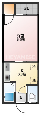 アタゴコーポの間取り
