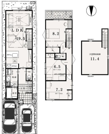 【間取り】 | K41340-紫竹