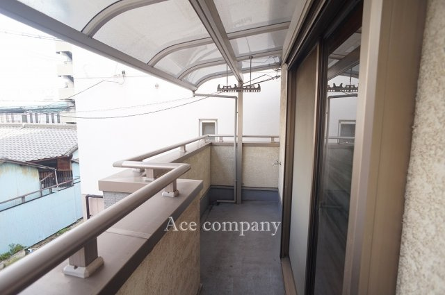 【バルコニー】 | 東大阪市荒川1丁目 | 東向きバルコニー☆雨除けテラス屋根付き☆水栓完備です☆