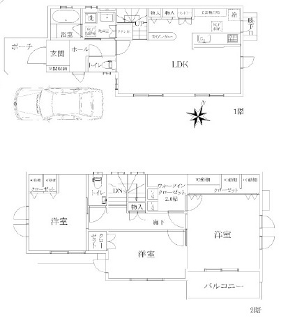 【間取り】 | 塩屋町６丁目　中古戸建