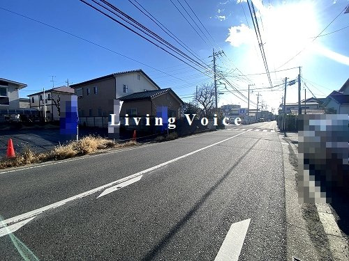 【前面道路含む現地写真】 | 平塚市田村7丁目　土地（売地）全2区画 | 平塚市田村7丁目　土地（売地）全2区画