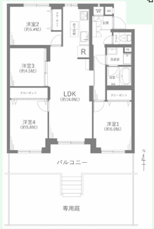【間取り】 | 堀田サンハイツB棟 | 間取図　※図面と現況が異なる場合は現況優先といたします。