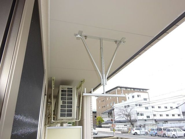 プレステージ　庭瀬Ⅱのバルコニー