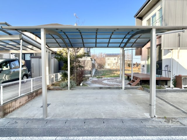 【中古戸建】太田市下浜田町の駐車場|■カーポート｜カーポート付きになります。愛車もしっかり守れますので安心です！