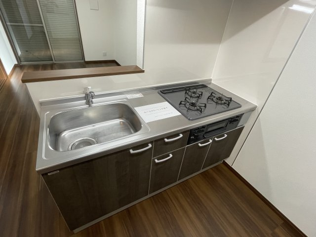 多摩市和田のアパートのキッチン