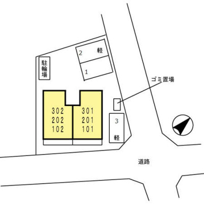 【区画図】 | コンフォールえのき弐番館