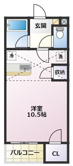 【間取り】 | セザンヌ飯村　A