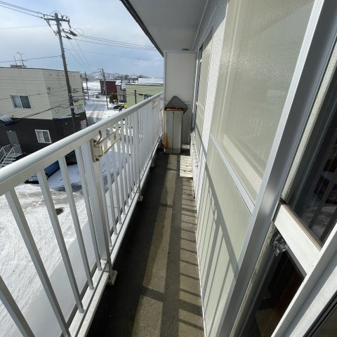 めぐみマンションのバルコニー