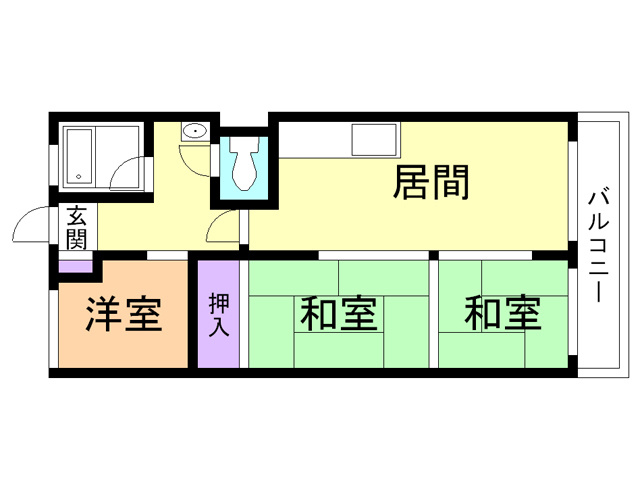 めぐみマンションの間取り