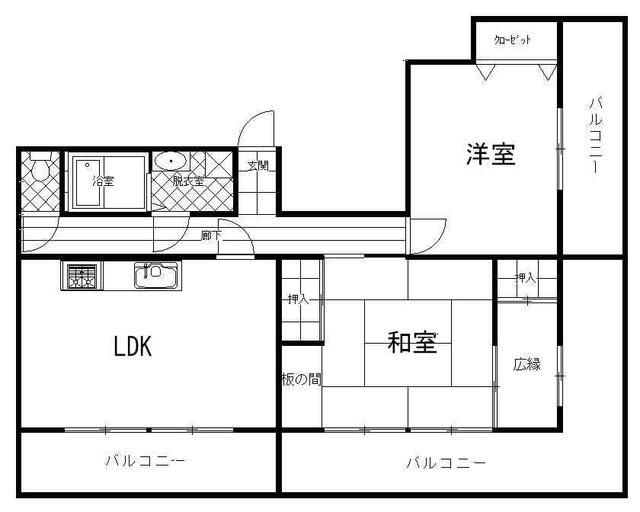 サンヨーハイツの間取り