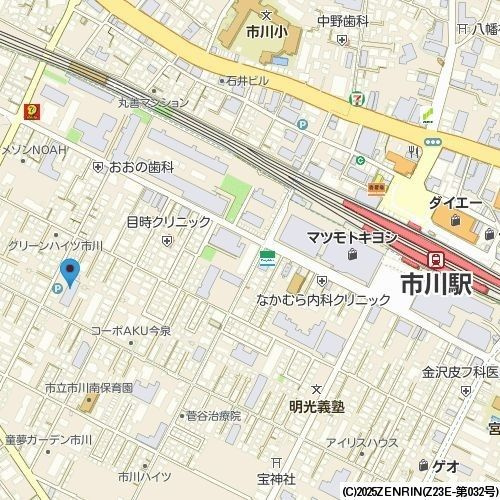 マリアージュ市川の地図