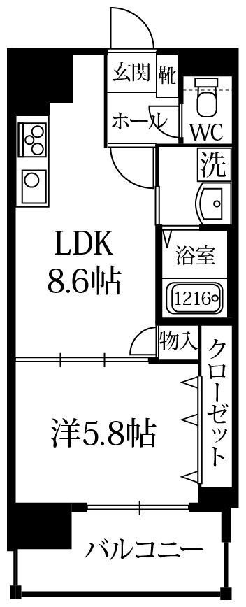 POND MUM HAKATAの間取り