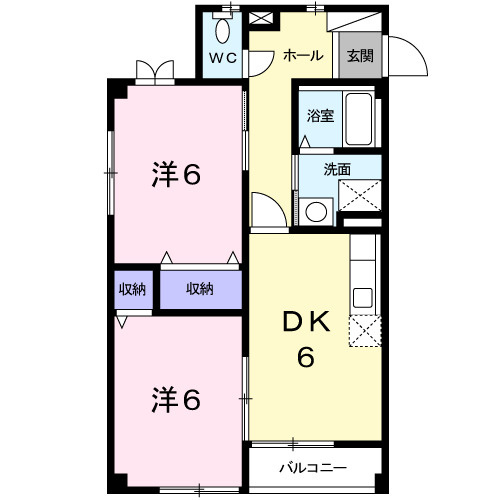 リバーサイド　Ｆ．Ｍの間取り