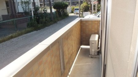 ルポゼ東中山のバルコニー|バルコニー日当り良好です