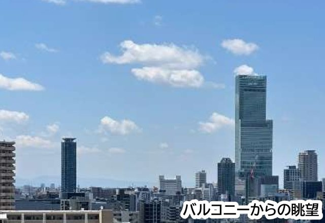 大阪市天王寺区タワーマンション【リバーガーデンタワー上町台筆ヶ崎】の展望