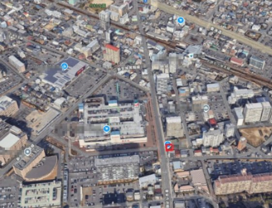 新安城菱田様貸店舗の地図