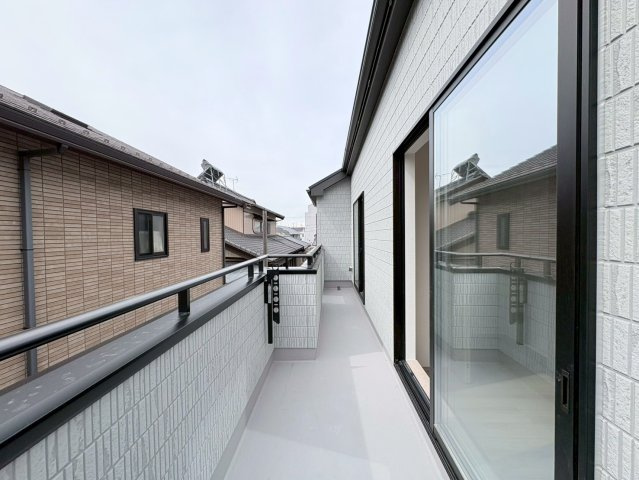 【商談中】ハートフルタウン　江南市赤童子町2期　全1区画分譲のバルコニー|バルコニーは南向きで洗濯物もよく乾きます！