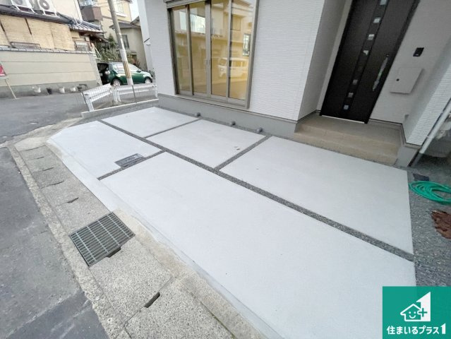 ★3(土)4(日)現地見学可能！★京都市山科区西野楳本町　限定1邸の駐車場|駐車スペース！散水栓があるので、こまめに愛車を洗えます！