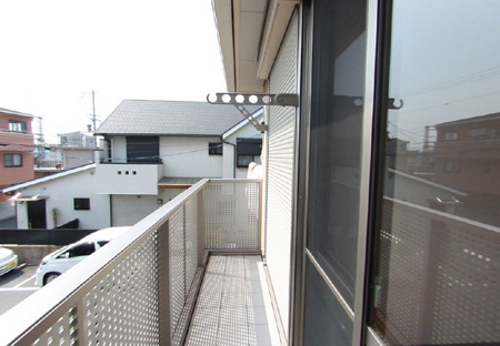 シャーメゾン高石寺尾のバルコニー|陽当たり良好なバルコニーです