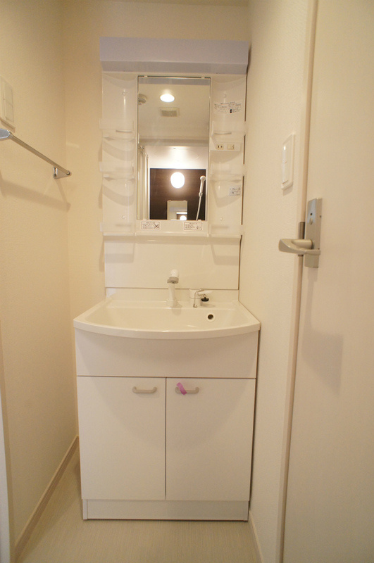 川口市大字芝の賃貸マンションの独立洗面台