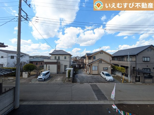 Cradle garden　本庄市下野堂第5の展望|高い建物が無く開放感のある展望
バルコニーからの展望も開けていて閑静な住宅地が望めます。日当りも良いですね♪