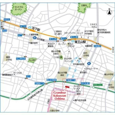 【地図】 | グランドゥール覚王山大島