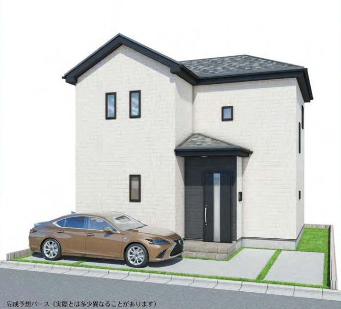 仲介手数料無料　ハートフルタウン所沢２０期・新築全1棟の外観パース