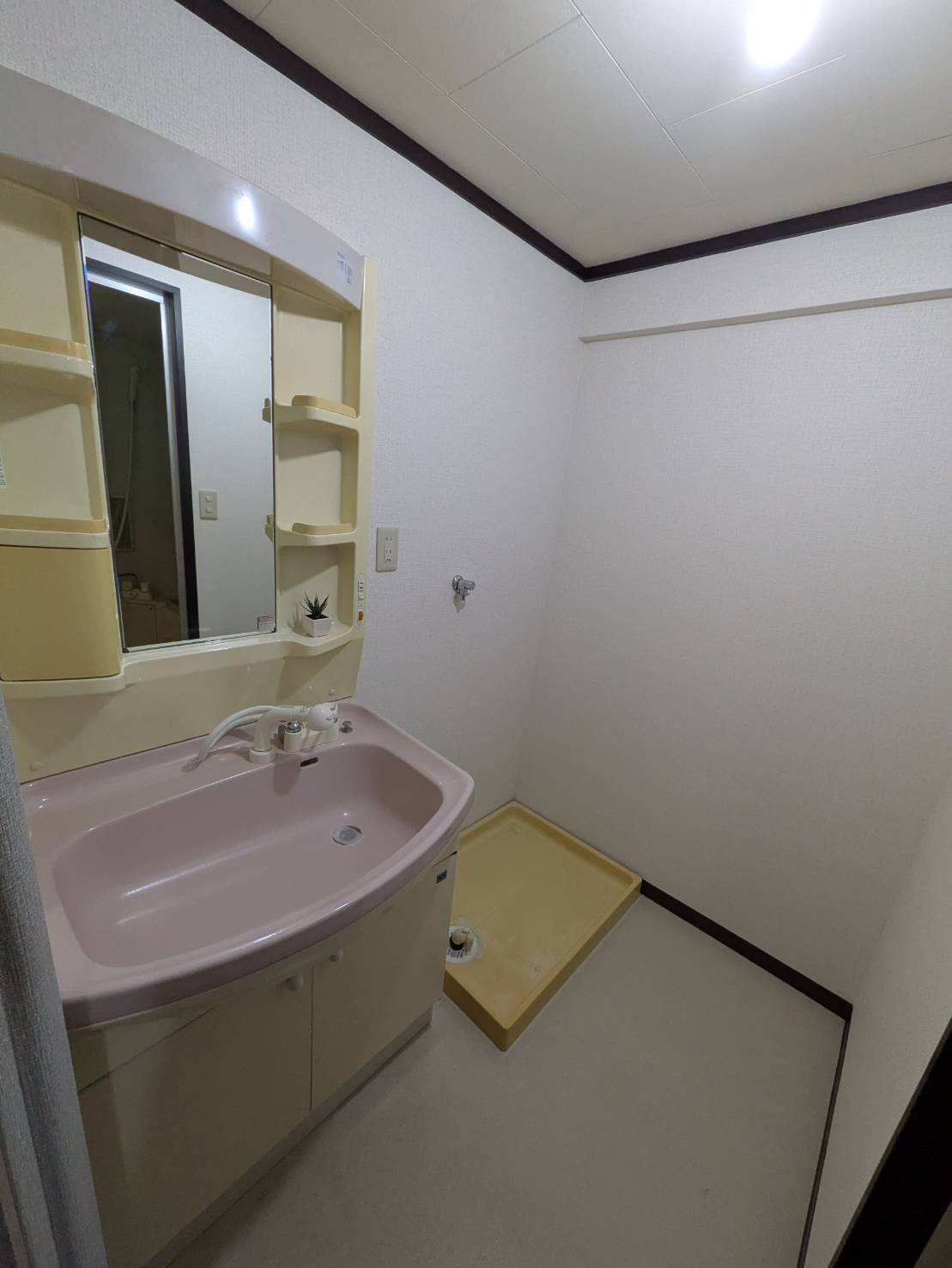 マンション朝霧3号館の洗面所