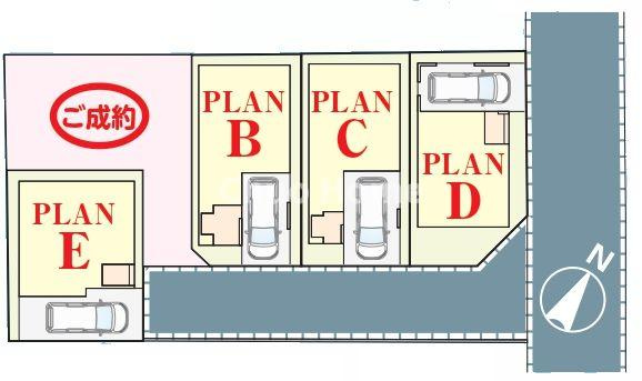 江戸川区南小岩2丁目新築分譲住宅の区画図|区画図